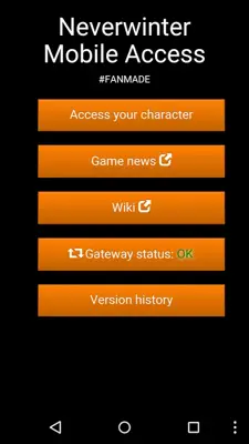 Neverwinter Mobile Access android App screenshot 4